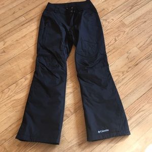 Women’s black Columbia snow pants